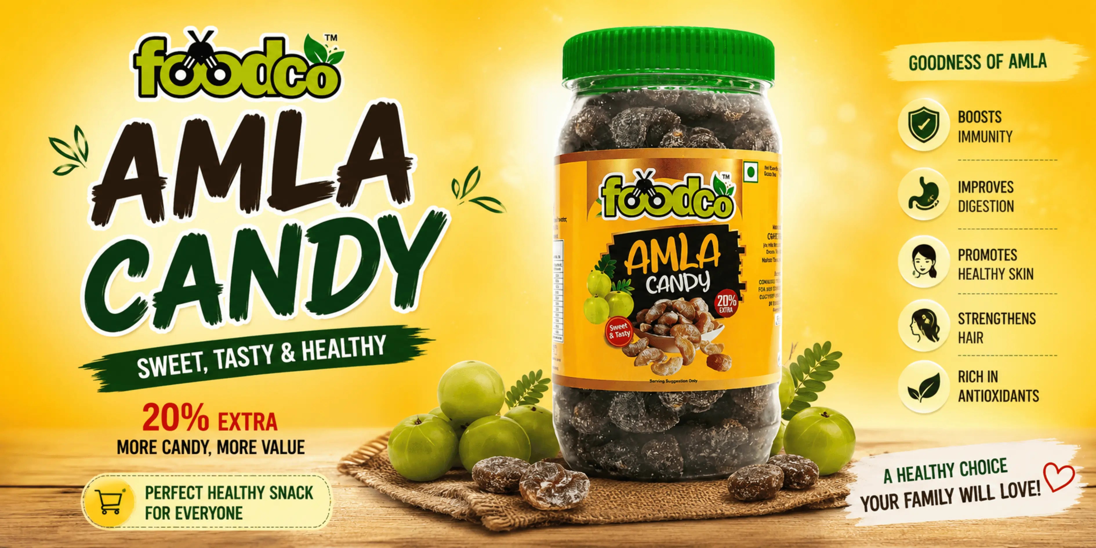 Best Amla Candy Wholesale Price in India | Foodco