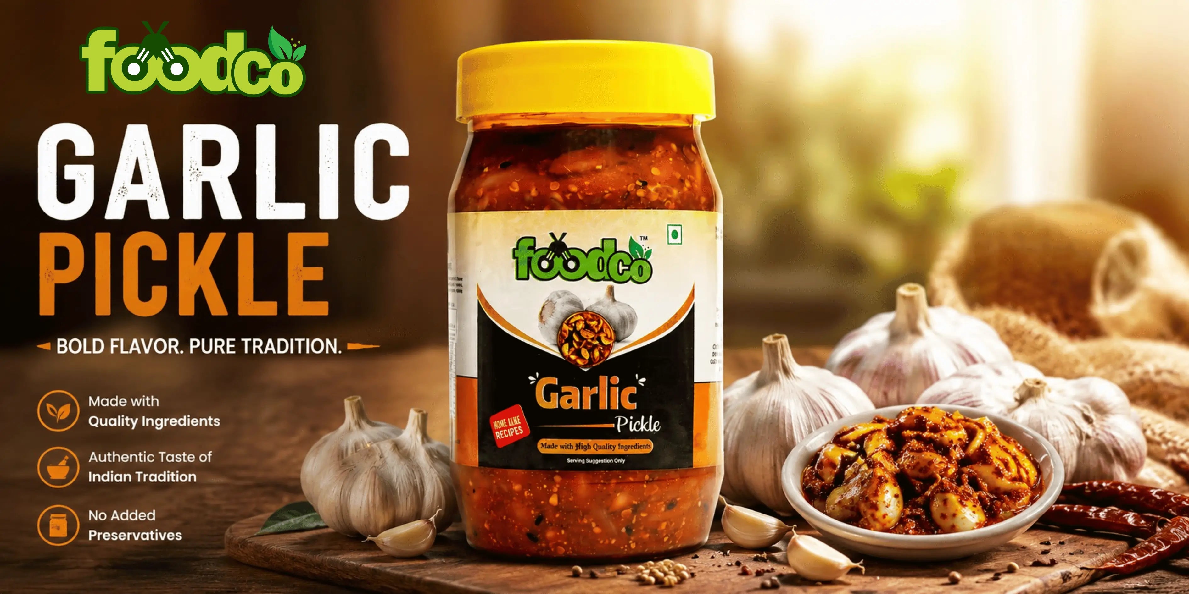 Best Garlic Pickle Seller in Uttarakhand  Foodco 