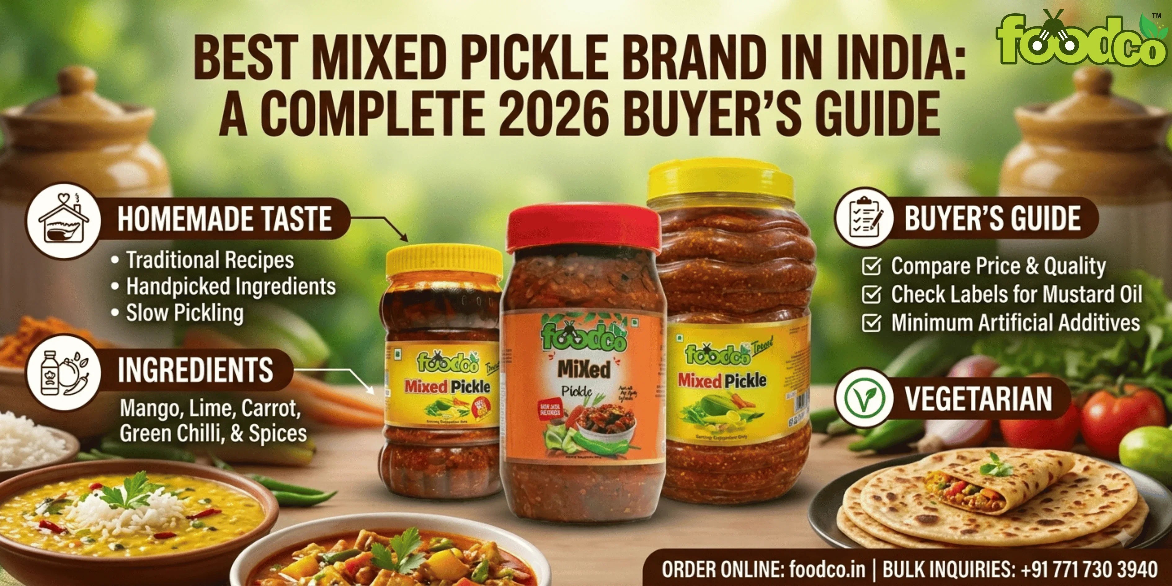 Best Mixed Pickle Brand in India | FoodCo