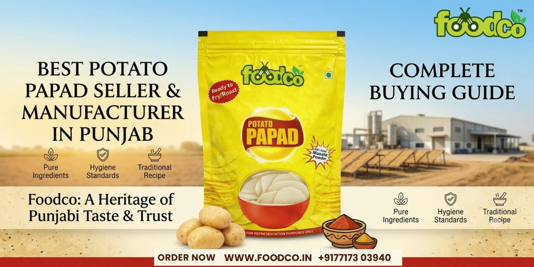 Best Potato Papad Seller & Manufacturer in Punjab | Foodco