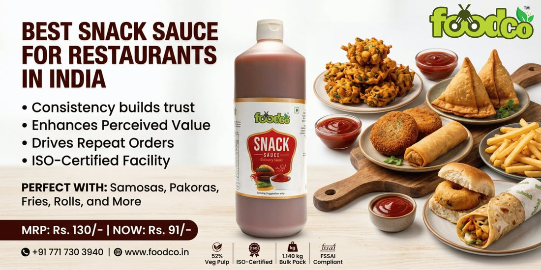 Best Snack Sauce for Restaurants in India  Foodco 