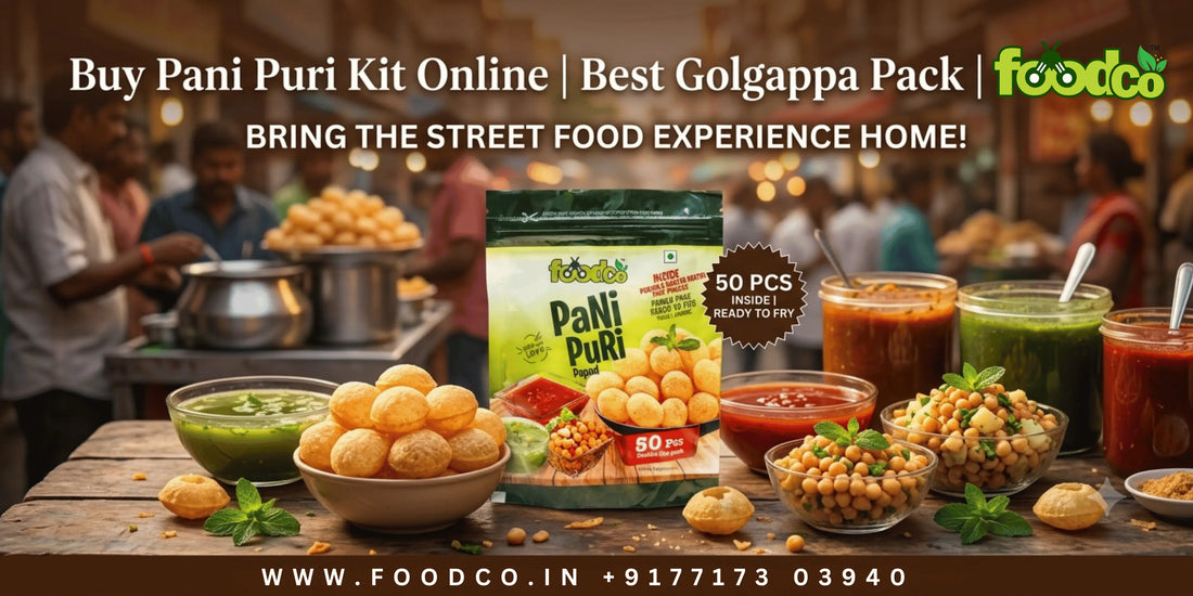 Buy Pani Puri Kit Online  Best Golgappa Pack Foodco