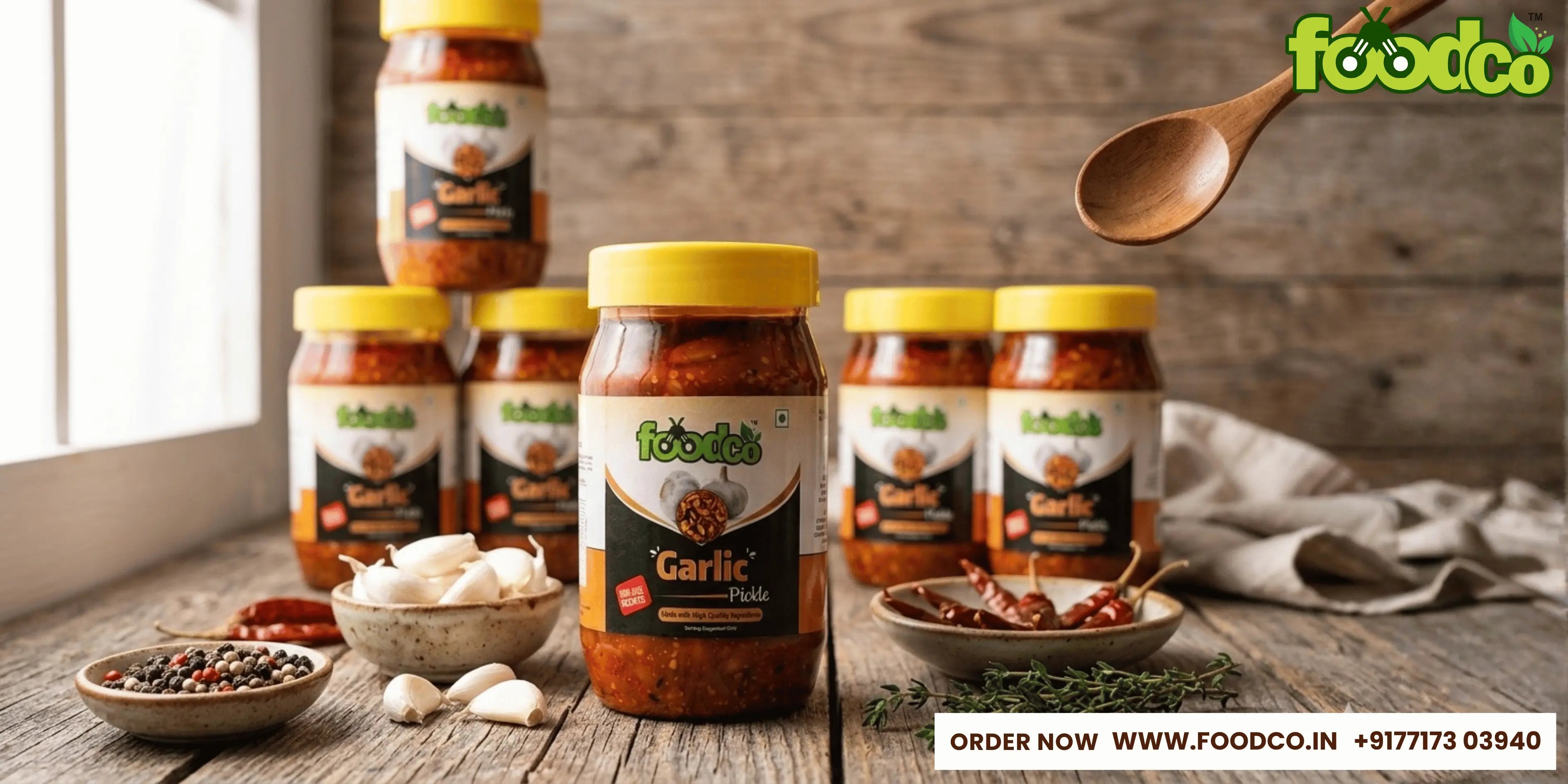 Garlic Pickle Bulk Supplier India—Premium Quality by Foodco