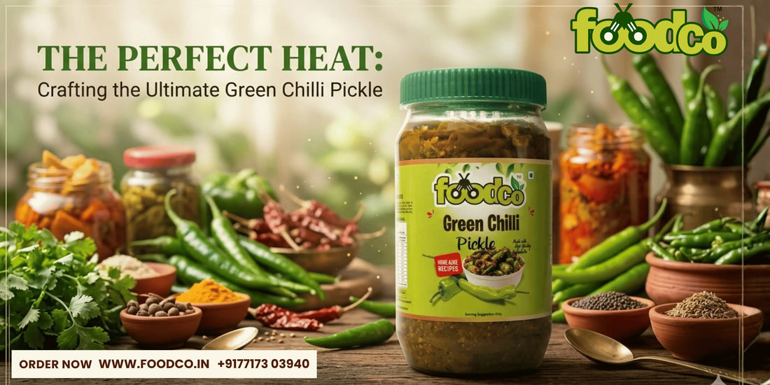 Green Chili Pickle Manufacturer Near Me – Fresh Taste by Foodco