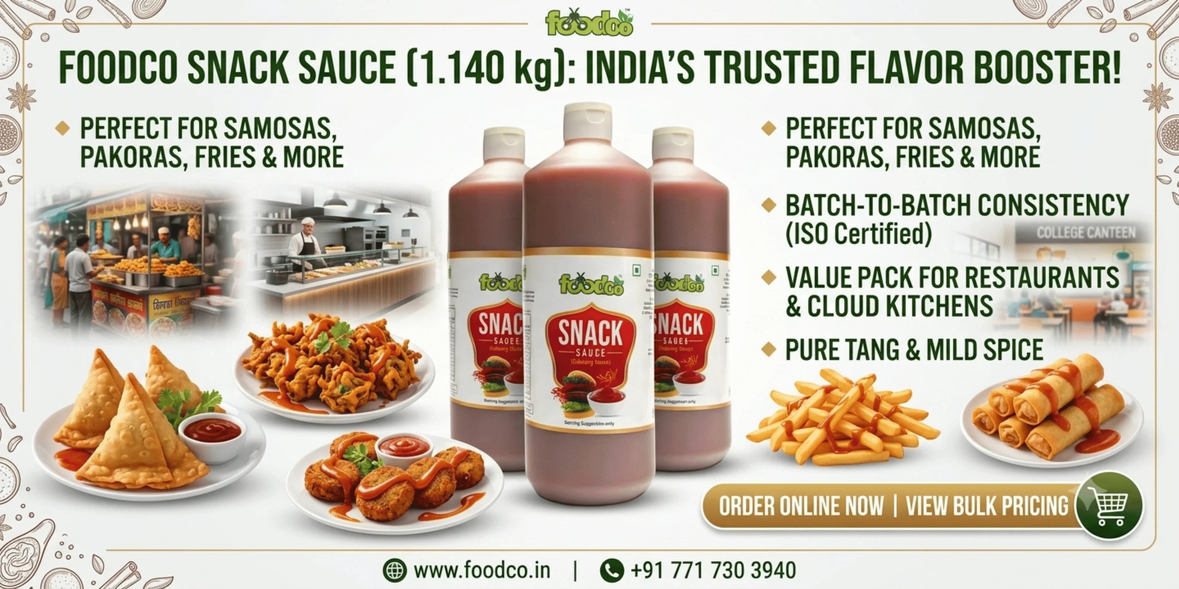 Snack Sauce Manufacturer in India | Foodco Snack Sauce