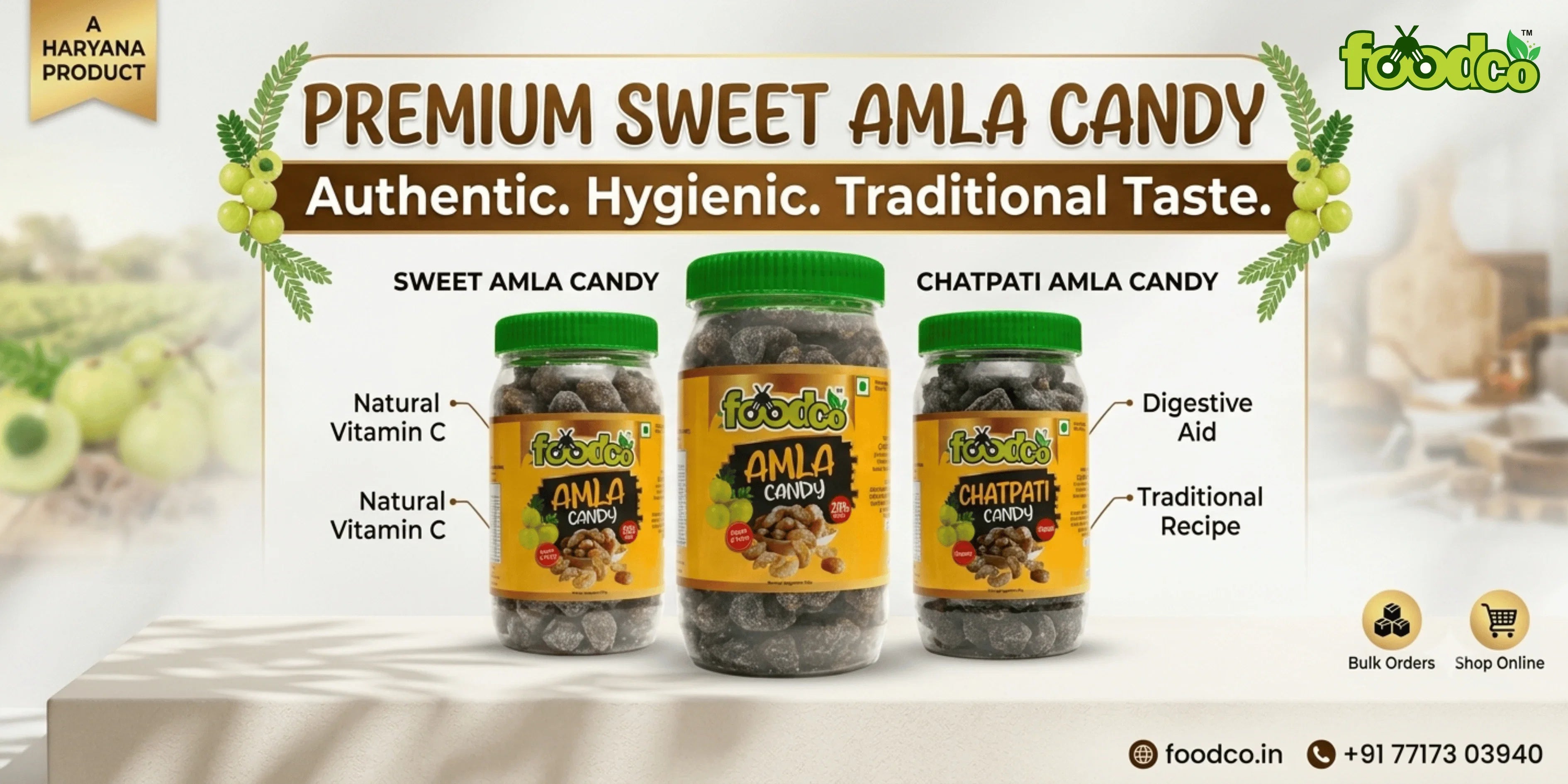 Sweet Amla Candy Manufacturers & Suppliers from Haryana Foodco