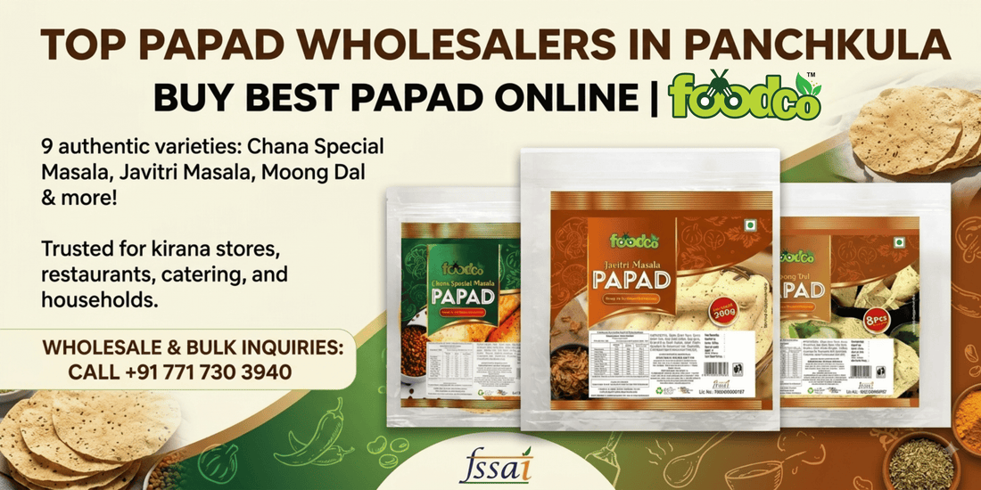 Top Papad Wholesalers in Panchkula | Buy Best Papad Online Foodco