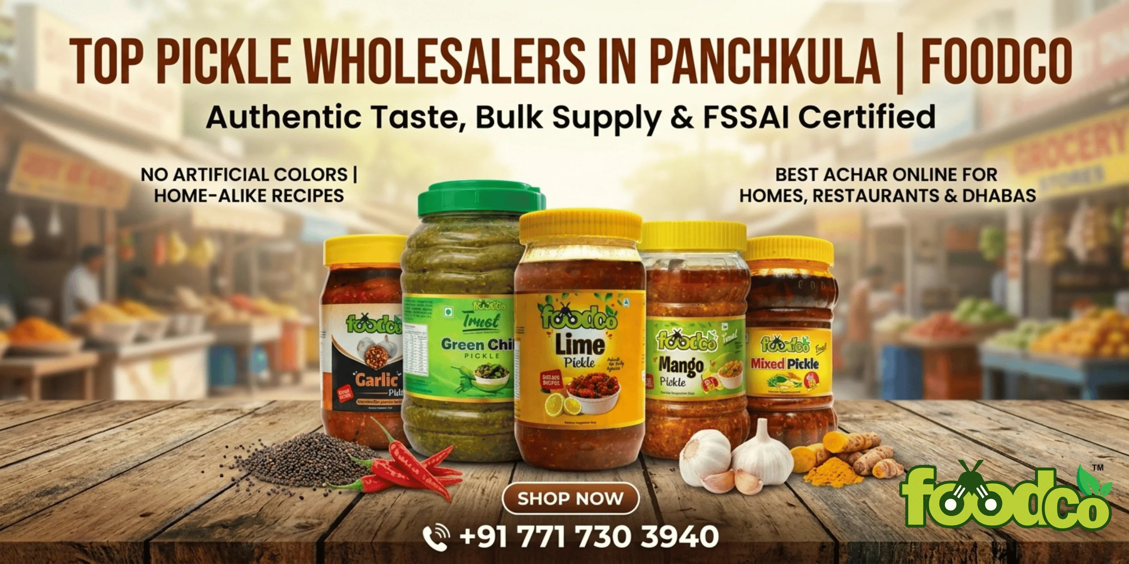 Top Pickle Wholesalers in Panchkula | Foodco