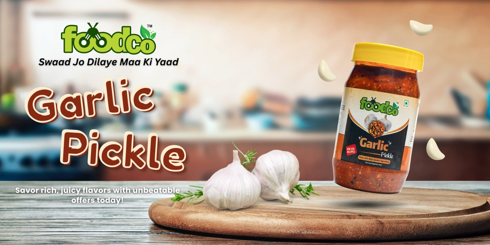 Best Garlic pickle seller and manufacture near me | Foodco