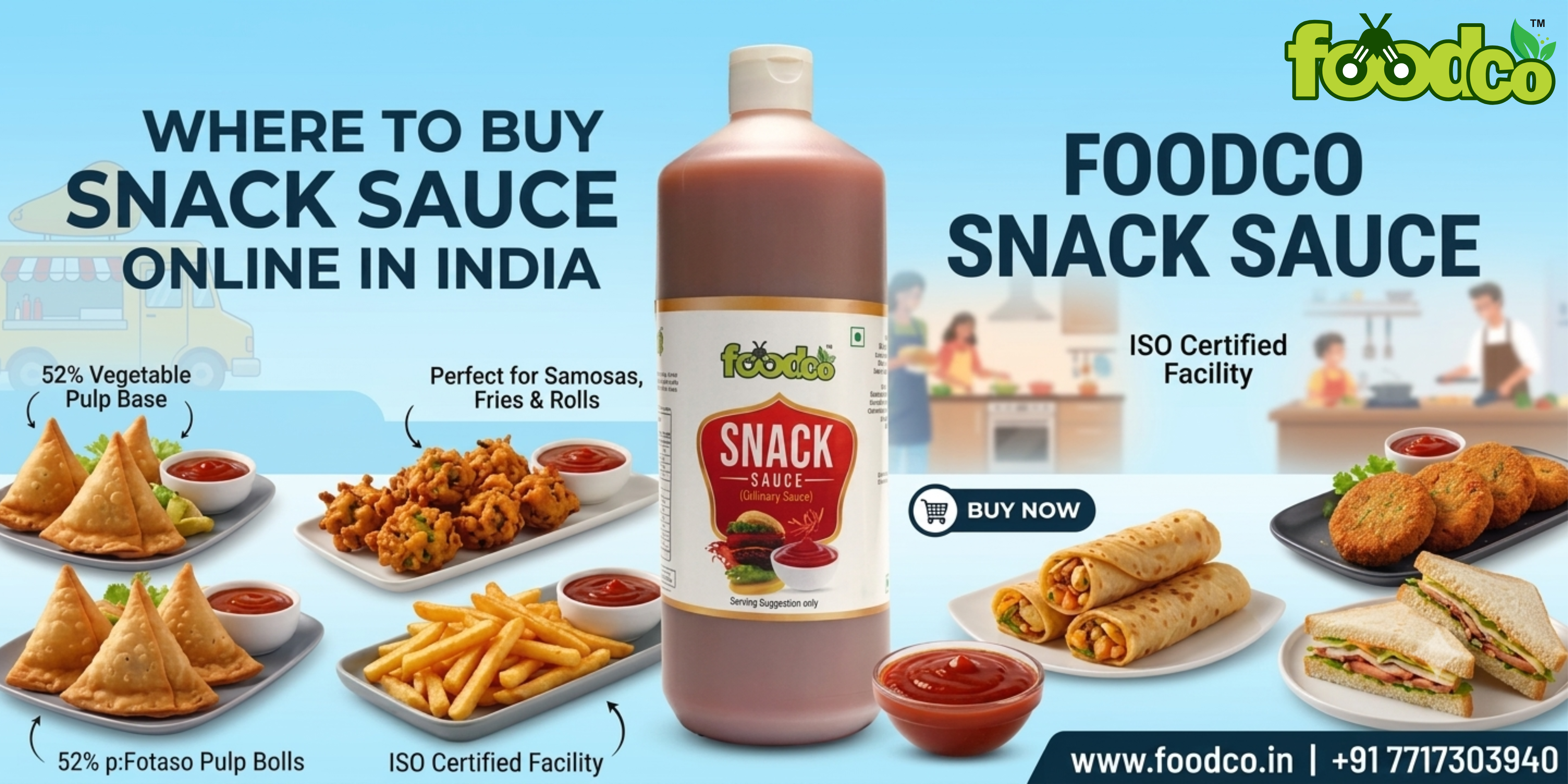 Where to Buy Snack Sauce Online in India | Foodco Snack Sauce 