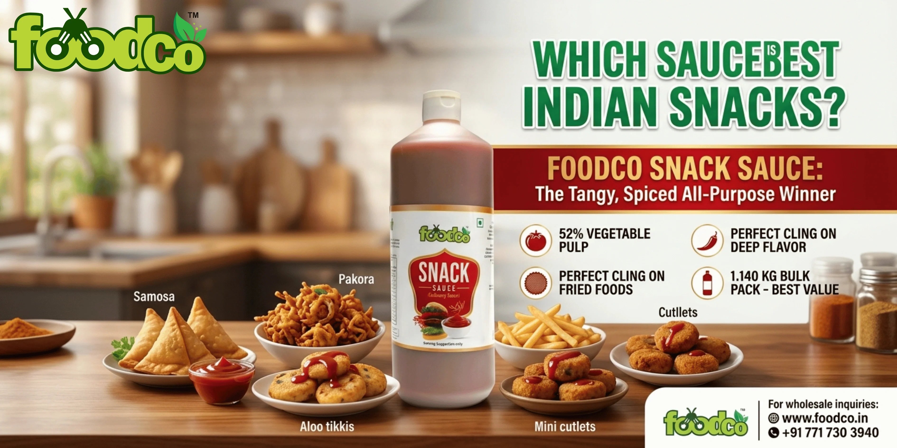 Which Sauce Is Best for Indian Snacks? | Foodco Snack Sauce 