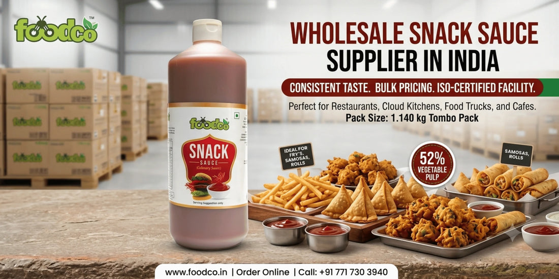 Wholesale Snack Sauce Supplier in India  Foodco 