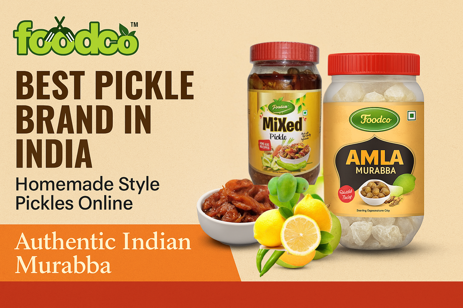 homemade Indian pickles