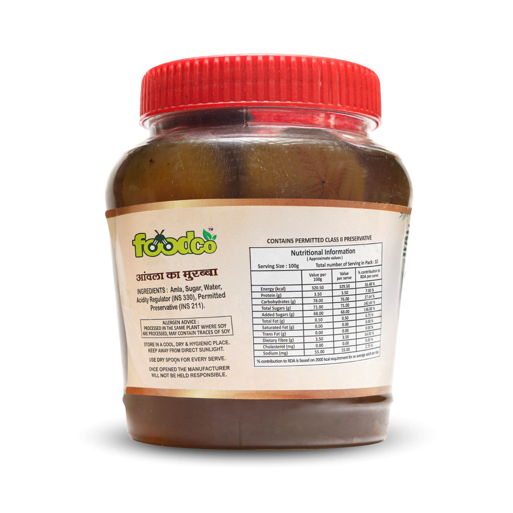 Jar of food with a red lid and visible label on a white background